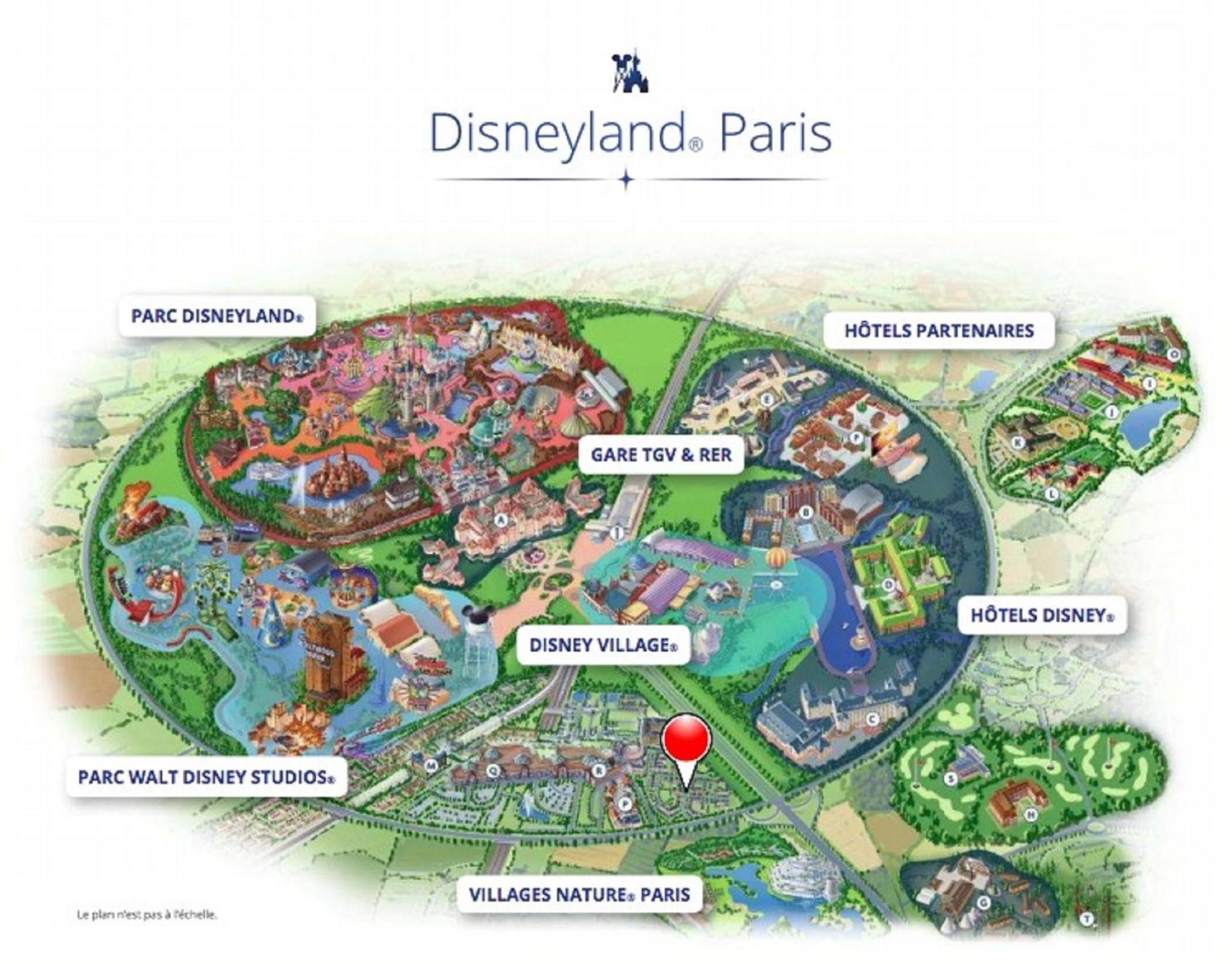 Le Cartier Appt F3, 7Mn Disneyland, Parking,Terrace Serris Exteriör bild