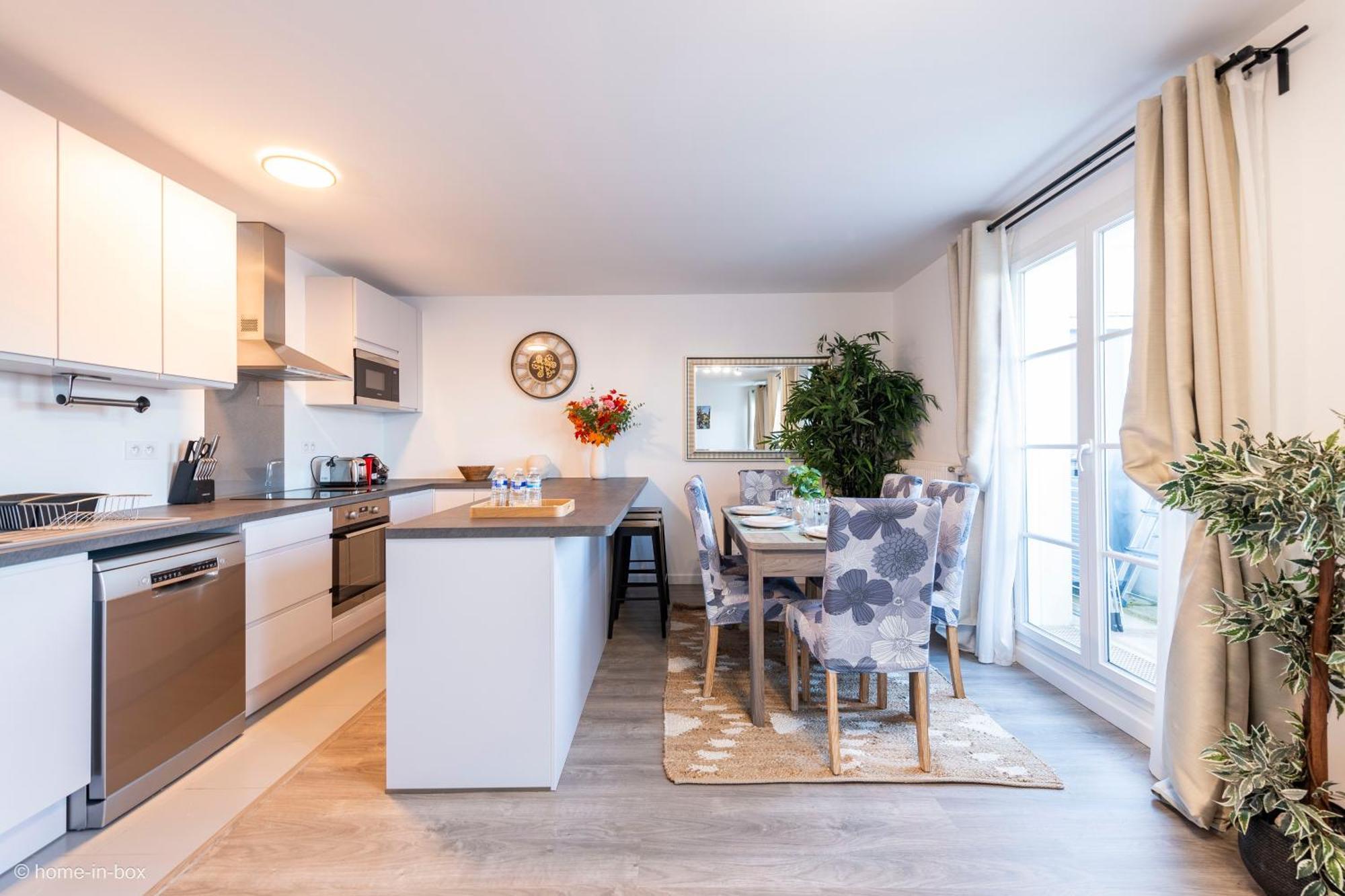 Le Cartier Appt F3, 7Mn Disneyland, Parking,Terrace Serris Exteriör bild