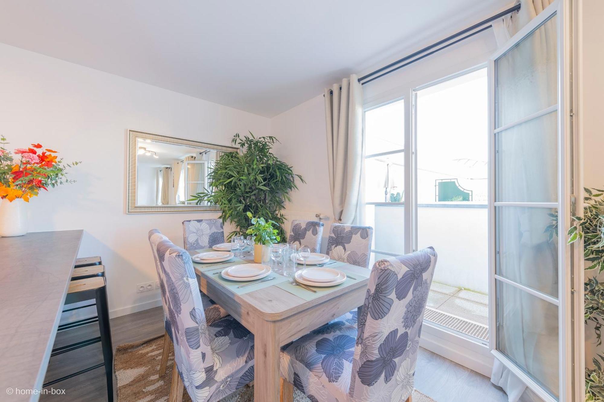 Le Cartier Appt F3, 7Mn Disneyland, Parking,Terrace Serris Exteriör bild